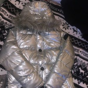 Diesel Down Metallic Coat